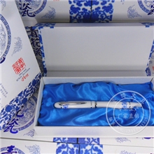 【豪博厂家直销】青花瓷笔陶瓷礼品签字笔