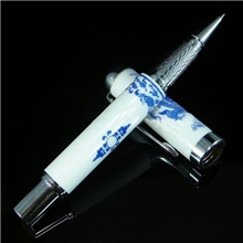 豪博制笔厂直销青花瓷笔青花瓷套装青花礼品陶瓷笔青花笔