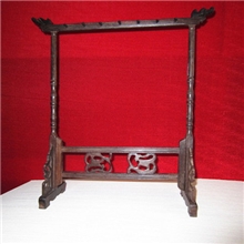 厂家直销特价/8-16挂鸡翅木酸枝龙头笔架/文房四宝套装毛笔挂