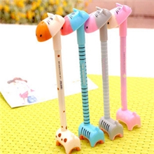 韩国文具水笔带底座可爱驴中性笔创意表情驴中性笔批发8103B