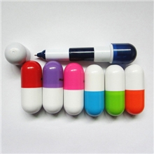 【厂家直销】清新可爱药丸笔圆珠笔可订制印刷LOGO广告语