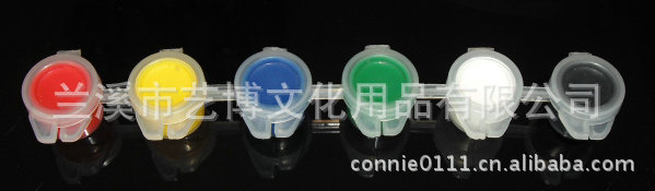 【厂家直销】欧美新标准3ML连体水彩颜料