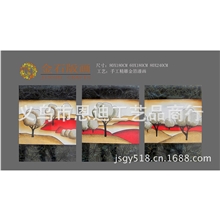 厂家直销：新款客厅现代漆雕版画，酒店屏风