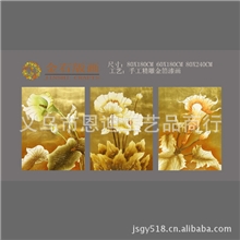 厂家直销：欧式客厅冰晶画酒店装饰漆雕版冰晶画