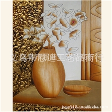 【厂家直销】客厅装饰现代无框漆画手绘无框漆画批发