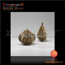 供应五星级酒店装饰艺术品酒店艺术摆件编织绳球