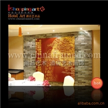 【厂家直销】酒店磨漆画酒店挂画酒店艺术画
