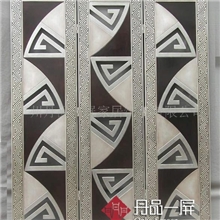 欧式古典主义银箔工艺屏风