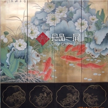 全手工漆画金箔高档漆画