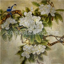 供应装饰画漆画花间鸟语