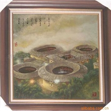 磨漆画&mdash;福建土楼