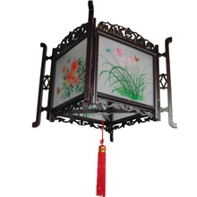 【北京宫灯厂仿古宫灯】【灯笼】四方双柱灯中式吊灯