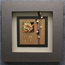 2012最新款创意立体装饰画高档艺术画皮革干花装饰画