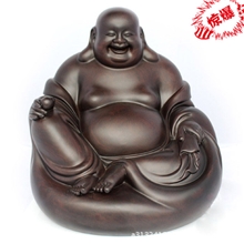 批发黑檀供应厂家直销木制工艺品10CM坐笑佛弥勒佛东阳木雕