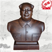 木质工艺品精品木雕半身毛泽东红木工艺品大量批发厂家直销
