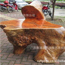 根雕批发：千年香樟木根雕艺术茶台A--120827--01