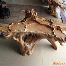 广西源野批发供应香樟木根雕茶几A--090901--03