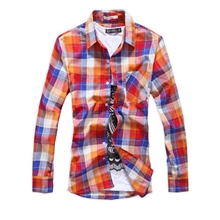 春季英伦圆点衬衫韩版修身长袖简约潮流衬衫