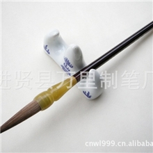 中国毛笔之乡文港老字号百年万里笔庄腾龙虎须狼毫书画毛笔推广