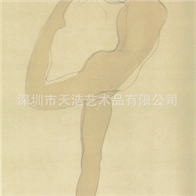 家居装饰画欧美进口画芯美克美家人体