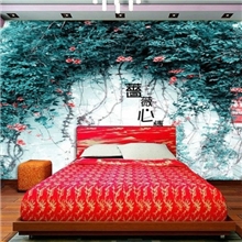 大型壁画订制墙纸/壁纸/电视墙/背景墙/壁画现代花卉