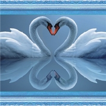 5001心相印钻饰艺术5D免烫系列，钻石画最新技术工艺。