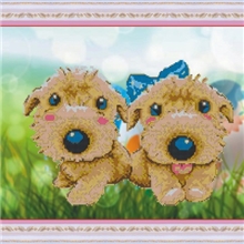 5050奔跑钻饰艺术5D免烫系列，钻石画最新技术工艺。