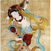 敦煌壁画手工绘制