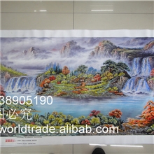 【厂家直销】diy钻石画批发圆钻127聚宝盆钻石绣批发