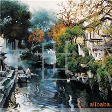 阿里最低价谁低我再低手绘高档定制家居装饰油画