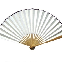 批发定做永爲空白扇宣纸空白扇广告扇礼品扇头青仿古骨