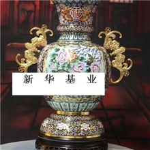 福富荣华瓶景泰蓝