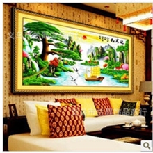 义乌十字绣厂家批发新款精准印花十字绣库存处理地摊十字绣szx