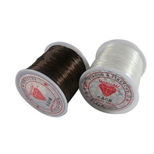 多丝状白色扁圆水晶线弹力线绳DIY手链串珠用(方法)