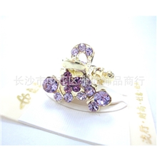 【厂家热销】发夹发卡时尚精致小发抓盘发镶钻发夹小顶夹3334