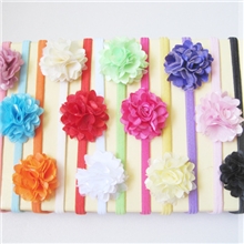 5632现货款新款儿童花朵发带儿童发带12色混选