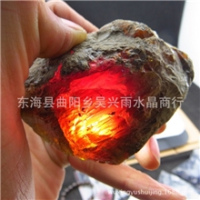 天然缅甸琥珀原石原矿原料精选少裂可以雕刻琥珀原石一克售价