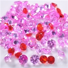 粉色镀银尖底美甲diy国产A级手机防尘塞水钻裸钻眼镜外壳镶嵌