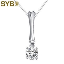 钻石批发货源GIA裸钻批发钻戒加工顶级珠宝单纯幸福钻石项链