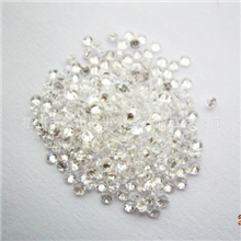 梧州人造宝石，AAA级1毫米白钻，锆石批发厂家直销，可蜡镶