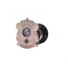 金冠门镜防盗门猫眼门镜大视角高清晰塑料门眼带门铃批发