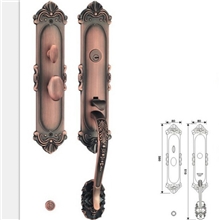 【企业集采】钛金亮光五星级宾馆青古铜大门拉手