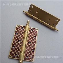 厂家特供建筑五金新款皇冠头纯纯铜合页纯铜合页五金合页