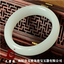 厂家高仿和田玉手镯批发和田玉羊脂级白玉手镯女士玉手镯