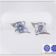 925纯银情侣戒指批发，925银饰来图来样生产加工