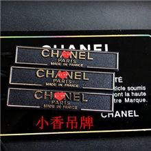 小香英文字母logo双c标志吊牌小香cc黑色会员卡片专属包装