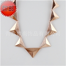 欧美新娘环保合金饰品时尚朋克项链复古长款毛衣链小额混批代加工