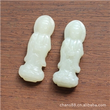 玉源和田玉观音吊坠和田玉项坠和田玉长观音