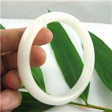 新疆玉石玉器手镯特价晶白玉镯子玉质细腻油润珠宝玉器