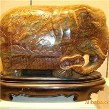 清代玉器摆件--大象